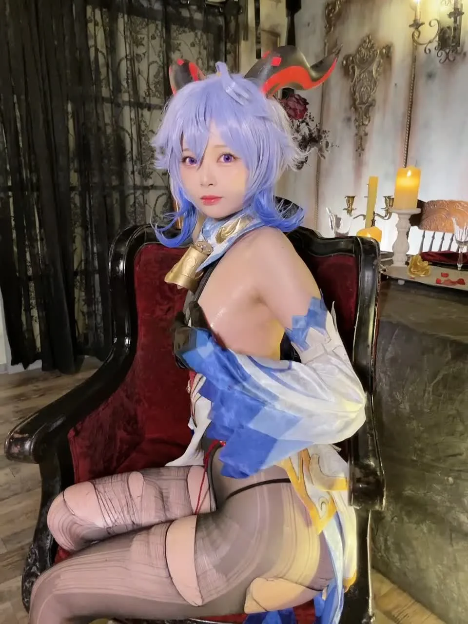 Hachi小芭 - Ganyu(甘雨) [15P-45MB] tg@simisebaisi 【丝足阁】015.webp